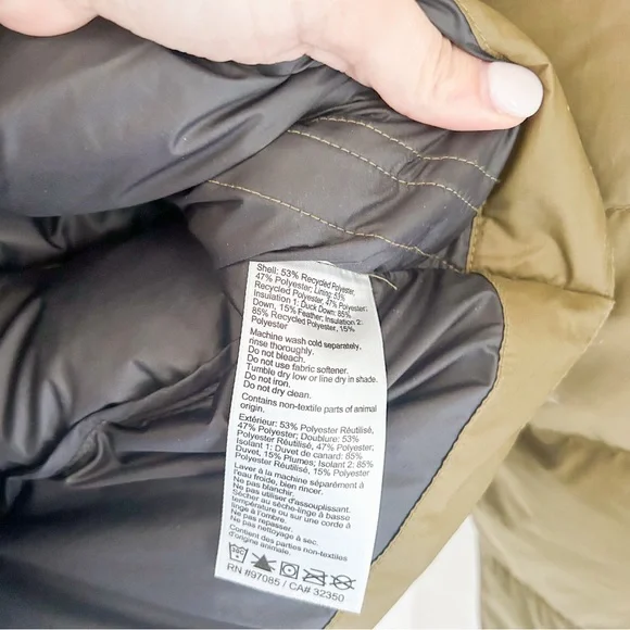 OUTDOOR RESEARCH Women's Coldfront Down Hoodie Jacket Khaki Small Lightweight - Picture 5 of 11